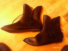 Tolle mittelalterschuhe schwar gebraucht kaufen  Fürth