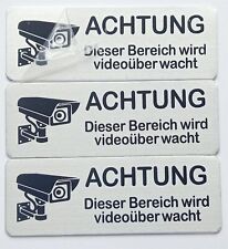 Schild achtung videoüberwachu gebraucht kaufen  Vlotho
