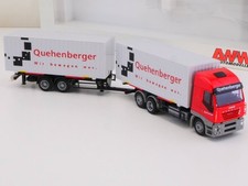 AWM AMW 73736 Iveco Stralis Quehenberger HZ Ciężarówka 1:87 jak NOWA! Oryginalne opakowanie SG 1704-30-76, używany na sprzedaż  Wysyłka do Poland