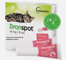 🐱 DRONSPOT Entwurmungstropfen für Katzen mit einem Gewicht von 2,5 kg bis 5 kg comprar usado  Enviando para Brazil