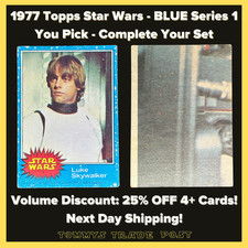 1977 Topps Star Wars Cards Blue Series 1 - U-Pick #1 - #66 - Complete seu conjunto comprar usado  Enviando para Brazil