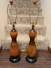Vintage pair wood for sale  Norfolk