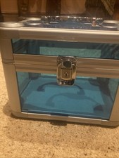 Blue plastic vanity for sale  BUXTON