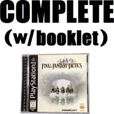 PS1 Final Fantasy Tactics 1998 COMPLETO (com livreto) PlayStation 1 etiqueta preta na caixa comprar usado  Enviando para Brazil