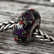 Trollbeads opaque purple for sale  Quincy