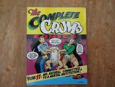 Complete crumb comics for sale  SOUTHEND-ON-SEA