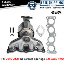 Coletor frontal conversor catalítico para 2016-2020 Kia Sorento Sportage 2.4L - AWD comprar usado  Enviando para Brazil