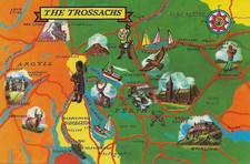 Postcard scotland trossachs for sale  NEW MILTON