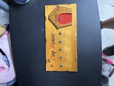 Porta-chaves vintage de madeira para casa de cachorro para parede com ganchos comprar usado  Enviando para Brazil