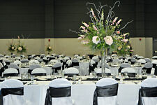 50 CAPA DE CADEIRA DE CETIM FAIXA ARCO 108" x 8" recepção banquete de casamento PERFEITO ESTADO comprar usado  Enviando para Brazil