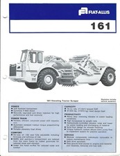 Folheto de equipamento - Fiat-Allis - 161 - Raspador de trator elevador c1979 (E4092) comprar usado Folheto de equipamento - Fiat-Allis - 161 - Raspador de trator elevador c1979 (E4092) comprar usado  Enviando para Brazil