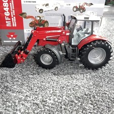 Trator Massey Ferguson MF6480 com carregador escala 1/32 fundido comprar usado  Enviando para Brazil