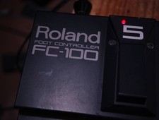 Controlador de pé Roland FC-100 MIDI para GP-8 GP-16 excelente estado JAPÃO, usado comprar usado  Enviando para Brazil