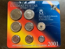 España - KMS 2000-2001 -1-500 Pesetas las últimas monedas en circulación antes del euro segunda mano  Embacar hacia Mexico