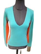 Beau pull turquoise d'occasion  Cannes