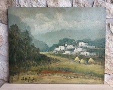 Quadro paesaggio campestre usato  Calvizzano