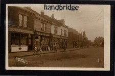 Używany, Ashford - Sklepy wzdłuż Woodthorpe Road - prawdziwa pocztówka fotograficzna na sprzedaż  Wysyłka do Poland