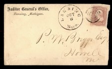 DR WHO 1860s #65 AUDITOR GENERAL CORNER LANSING MI TO HOWELL w20848 comprar usado DR WHO 1860s #65 AUDITOR GENERAL CORNER LANSING MI TO HOWELL w20848 comprar usado  Enviando para Brazil