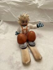 Ceramica sciatore tarcisio usato  Roma