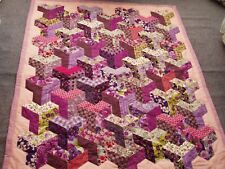 Homemade patchwork quilt for sale  COLCHESTER