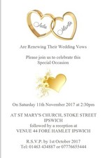 Wedding blessing renewal for sale  HARROGATE