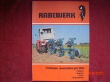 Brochure publicitaire charrues d'occasion  Aubigny-en-Artois