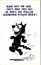 Capa cartão postal 1924 Inglaterra Felix The Cat Coming Your Way para Blackpool comprar usado  Enviando para Brazil