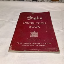Anglia instruction book for sale  SOUTHEND-ON-SEA