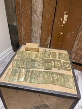 Vintage brass stencils for sale  OXFORD