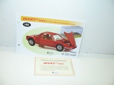 Fiche certif. dinky d'occasion  Saint-Marcel