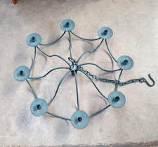 Iron candle chandelier for sale  LONDON