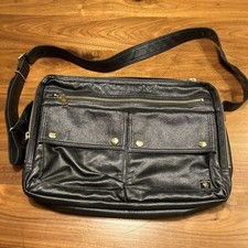 Bolsa de ombro preta Porter feita de couro sintético comprar usado  Enviando para Brazil