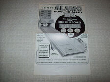 United alamo bowling for sale  Collingswood
