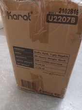 Kit de talheres de plástico quilate 450 pacotes restaurante para viagem comprar usado  Enviando para Brazil
