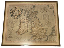 Vintage map british for sale  BEDFORD