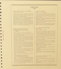 Vaticano 1994 fogli usato  Italia