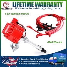 Distribuidor HEI e fios de vela de ignição para Chevy 283 305 327 350 400 bloco pequeno V8, usado comprar usado  Enviando para Brazil