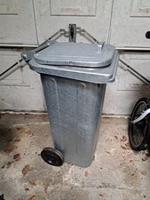 Galvanised metal wheelie for sale  THAMES DITTON