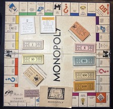 1936 monopoly board for sale  Pittsburgh