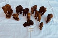 Tierfiguren elefanten geschnit gebraucht kaufen  Marbach am Neckar