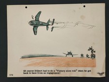 Usado, Cartaz antigo dos anos 1940 desenho animado DILBERT TRAINING da Marinha dos EUA comprar usado  Enviando para Brazil