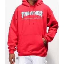 Moletom com capuz Thrasher tamanho S masculino Skate Mag radical pulôver vermelho conforto , usado comprar usado  Enviando para Brazil