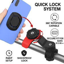 Porta Celular Para Bicicleta Sujetador de Telefono Moto universal sin Vibracion comprar usado  Enviando para Brazil