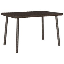 Stolik kawowy ogrodowy prostokątny brązowy 60x40x37 cm na sprzedaż  PL