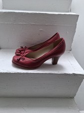 Women clarks red for sale  HEREFORD