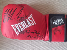 Signed boxing glove for sale  PORTSTEWART