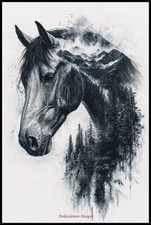 Abstract horse chart for sale  Federal Way