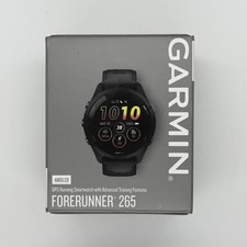 Smartwatch Garmin Forerunner 265 unissex adulto - Preto (010-02810-00), usado comprar usado  Enviando para Brazil