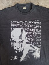 Camiseta vintage anos 00 God of War Sony videogame PlayStation Kratos Y2K monograma G comprar usado  Enviando para Brazil