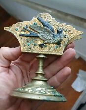 SERVILLETA/CORREO/CARTERO VINTAGE GOLONDRINA PÁJARO LATÓN/METAL segunda mano  Embacar hacia Argentina